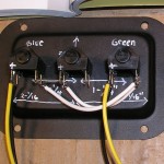 3 way input speaker cabinet plate