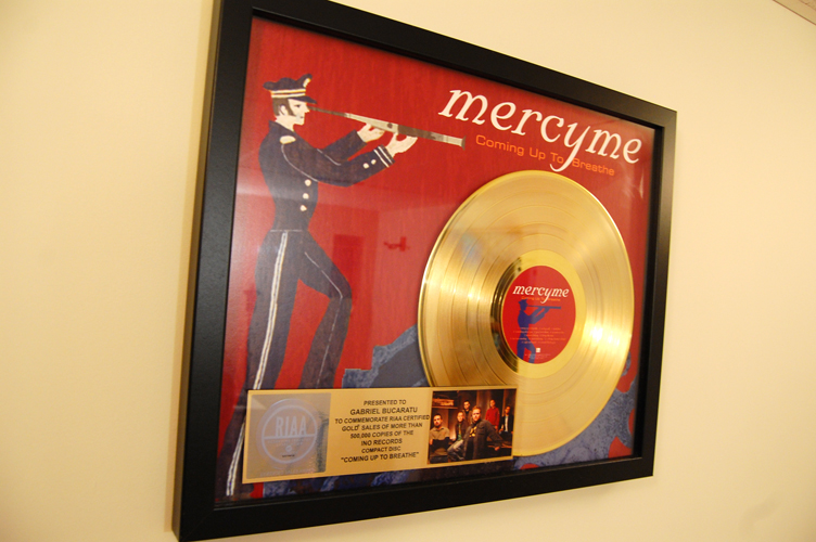 MercyMe Gold Disc